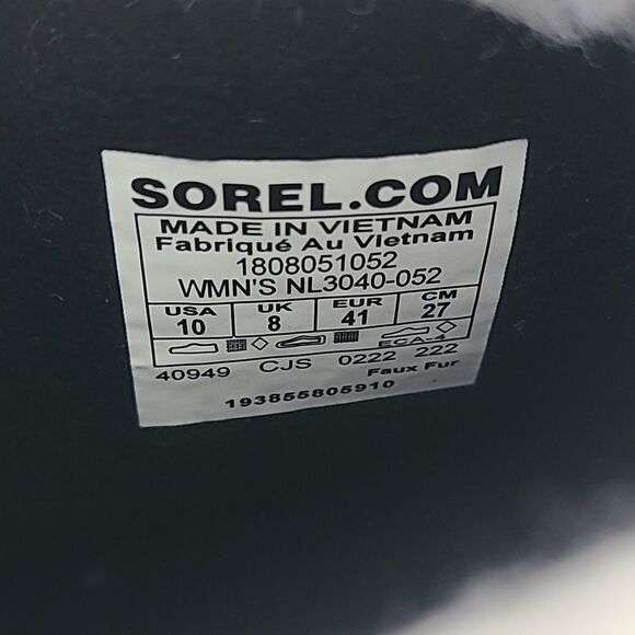 SORE EXPLORER CARNIVAL BOOT Waterproof Lace Up Color: Quarry Size 10 EU 41 - Picture 10 of 14